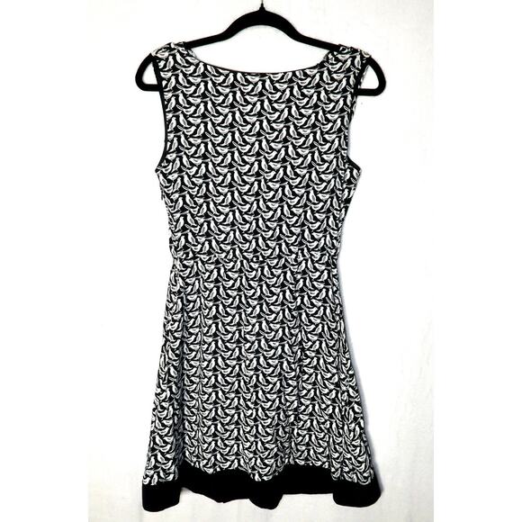 Kate Spade Black and White Bird Dress Size 2 - Picture 5 of 8